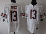 Nike Chicago Bears #13 Johnny Knox White Elite Jersey Nfl