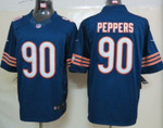 Nike Chicago Bears #90 Julius Peppers Blue Limited Jersey Nfl