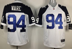 Nike Dallas Cowboys #94 Demarcus Ware White Thanksgiving Limited Jersey Nfl
