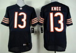 Nike Chicago Bears #13 Johnny Knox Blue Elite Jersey Nfl