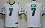 Nike Philadelphia Eagles #7 Michael Vick White Game Jersey Nfl