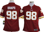 Nike Washington Redskins #98 Brian Orakpo Red Game Jersey Nfl
