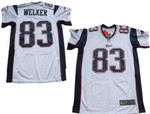 Nike New England Patriots #83 Wes Welker White Elite Jersey Nfl