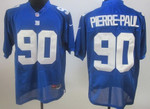 Nike New York Giants #90 Jason Pierre-Paul Blue Elite Jersey Nfl