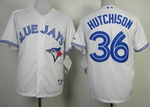 ستيكرات Toronto Blue Jays #36 Drew Hutchison White Jersey Mlb ... ستيكرات