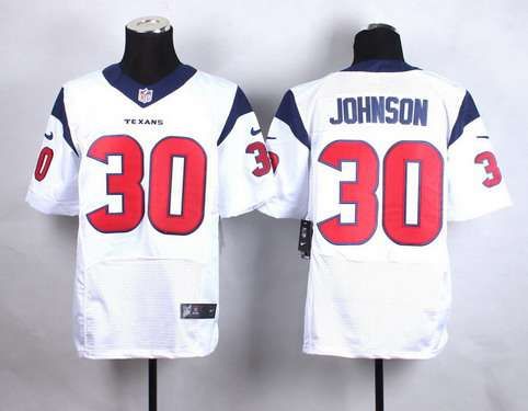 سمك النجار Men's Houston Texans #30 Kevin Johnson Nike White Elite Jersey Nfl ... سمك النجار