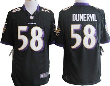 كاندريل Men's Baltimore Ravens #58 Elvis Dumervil Purple 2016 Color Rush Stitched NFL Nike Limited Jersey كاندريل