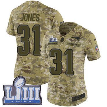 بالعربي #31 Limited Jonathan Jones Camo Nike NFL Women's Jersey New England Patriots 2018 Salute to Service Super Bowl LIII Bound قطع غيار كمبيوتر