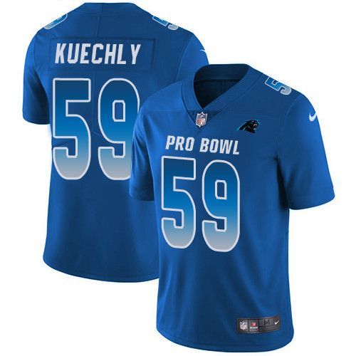 المثانة Nike Carolina Panthers #59 Luke Kuechly Royal Men's Stitched Nfl ... المثانة