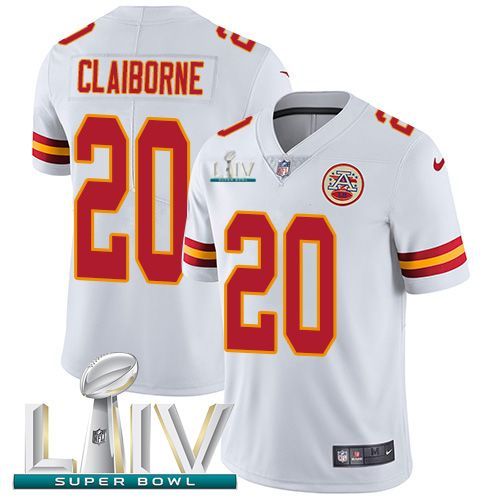 زحلقة Nike Chiefs #20 Morris Claiborne Red Super Bowl LIV 2020 Team Color Youth Stitched NFL Vapor Untouchable Limited Jersey سليب هاي مكة