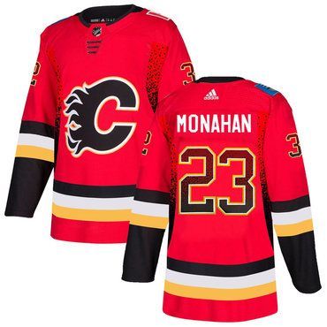 بندل Men's Calgary Flames #23 Sean Monahan Red Drift Fashion Adidas ... بندل
