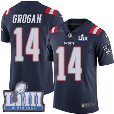 العلامات الرياضية Men's New England Patriots #14 Steve Grogan Navy Blue Nike Nfl ... العلامات الرياضية