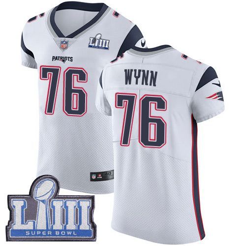 خمس مائة #76 Elite Isaiah Wynn Navy Blue Nike NFL Home Men's Jersey New England Patriots Vapor Untouchable Super Bowl LIII Bound جهاز راوتر زين