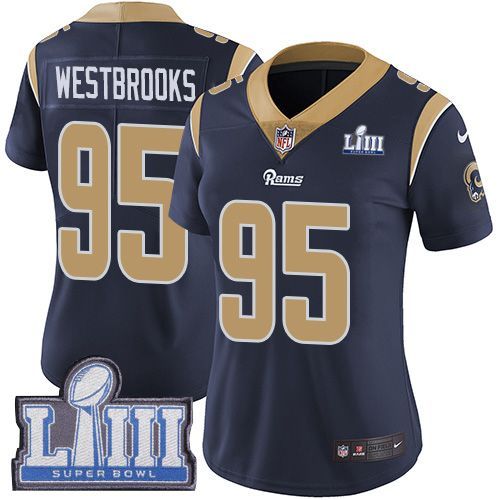 برادات صغيره Women's Los Angeles Rams #95 Ethan Westbrooks Navy Blue Nike Nfl ... برادات صغيره