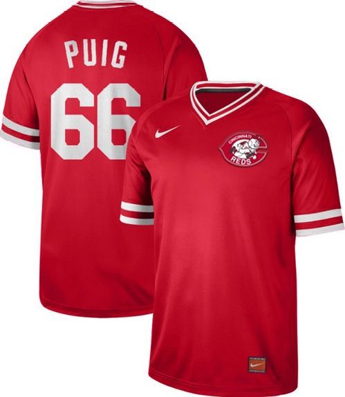 كيف اعرف البورسلان الجيد Reds #66 Yasiel Puig Black Gold Authentic Stitched Baseball Jersey كيف اعرف البورسلان الجيد