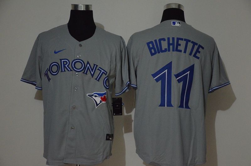 السوس في المنزل Men's Toronto Blue Jays #11 Bo Bichette Grey Stitched Mlb Cool ... السوس في المنزل