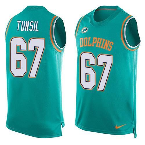 ماركة الثور Men's Miami Dolphins #67 Laremy Tunsil Green Salute to Service Hot Pressing Player Name & Number Nike NFL Tank Top Jersey ورق جدران غرف نوم