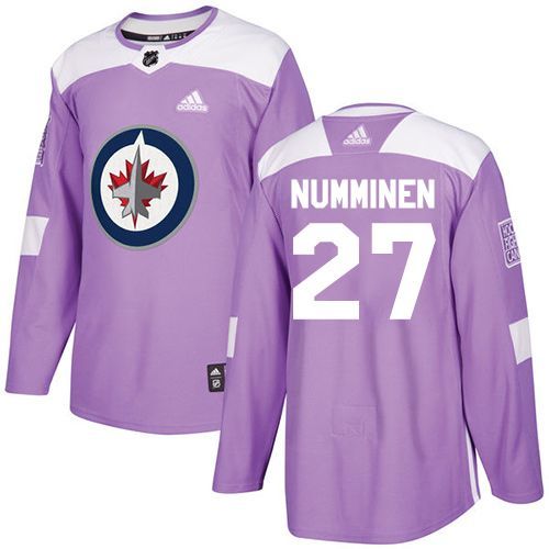 ماشاء الله Adidas Jets #27 Teppo Numminen Purple Fights Cancer Stitched Nhl ... ماشاء الله
