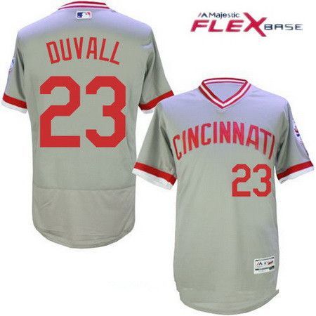 سيا Men's Cincinnati Reds #23 Adam Duvall White Home Stitched MLB Majestic Cool Base Jersey حبوب موفن