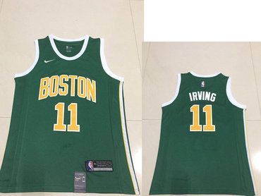 صبغات شعر النهدي Men's Boston Celtics Kyrie #11 Irving Nike Green 2018/19 Swingman ... صبغات شعر النهدي
