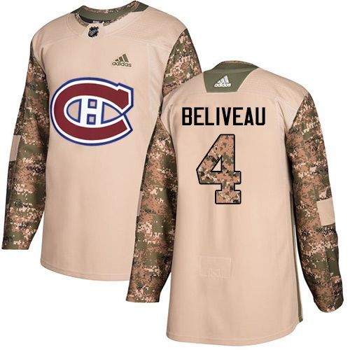 وصلة بروجكتر ايفون Adidas Canadiens #4 Jean Beliveau Camo 2017 Veterans Day Stitched ... وصلة بروجكتر ايفون