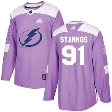 تلفزيون ال جي Adidas Lightning #91 Steven Stamkos Purple Authentic Fights Cancer ... تلفزيون ال جي