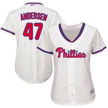 سعر ايفون ماكس Phillies #47 Larry Andersen Grey Road Women's Stitched Baseball Jersey لوحة اسم مكتبية