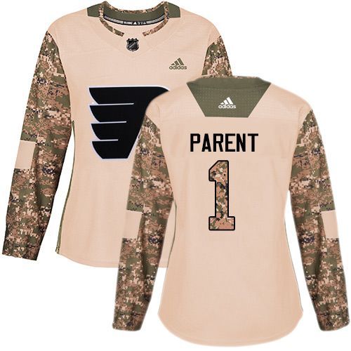 ابل واتش الاصدار الثالث Adidas Flyers #1 Bernie Parent Camo Authentic 2017 Veterans Day Stitched NHL Jersey رديتر ماء