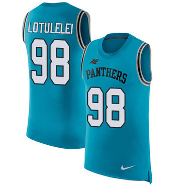 حزام ساعة ابل Nike Panthers #98 Star Lotulelei Blue Alternate Men's Stitched NFL Limited Rush Tank Top Jersey تسريحات لغرف النوم