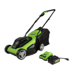 Greenworks 24V 13-Inch Cordless (2-In-1) Push Lawn Mower