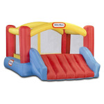 Little Tikes Inflatable Jump 'n Slide Bounce House With Heavy Duty Blower, Multicolor-Toolcent®