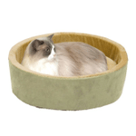 K&H Thermo-Kitty Bed In Sage, 20" L x 20" W