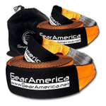 GearAmerica Recovery Tow Straps 2PK, Ultra Heavy Duty 45,000 lbs (22.5 US Tons) Strength