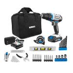 Hart 20-Volt Cordless 36-Piece Project Kit, 3/8-inch Drill/Driver