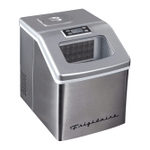 Frigidaire 40LBS Extra Large Countertop Clear Square Ice Maker, Stainless Steel (EFIC452-SS)