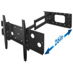 Mount-It! Full Motion TV Mount | Fits 55"-80" TVs | 26" Wall Extension
