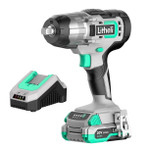 Litheli 20V Cordless 1/2 Inch Impact Wrench With 2.0Ah Battery & Charger