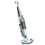 Black + Decker Hepa Corded Steam Mop and Vacuum Cleaner Combination Duo, White