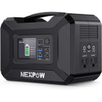 Nexpow Portable Power Station, 296Wh 80000mAh Solar Generator