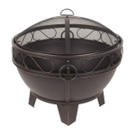 Pleasant Hearth OFW295R Bellora Burning Wood Fire Pit
