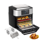 Iconites 20 Quart Air Fryer, 10-In-1 Rotisserie 5-Layers Grill Oven, Black