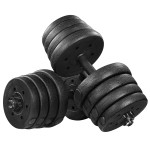 Adjustable Weights Dumbbells Set Strength Training Barbell Set