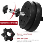 Adjustable Weights Dumbbells Set Strength Training Barbell Set
