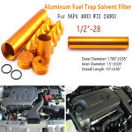 Aluminum Car Solvent Trap kit Filter Fuel For NAPA 4003 WIX 24003