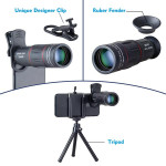 HD Telephoto Optical Universal Lens 18X With Tripod For Smartphones