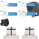 Infant Baby Car Seat Rear View HD Night Vision 360° Camera Safe Monitor Display