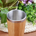 Traveling Bamboo Tumbler Cup