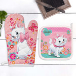 MR Cat Combo 2 Oven mitts and 1 Pot-Holder
