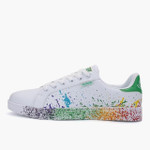 New Style Flat Lace-up Colorful Graffiti Platform Sneakers