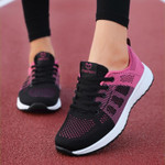 Best Seller Women Fashion Lace-Up Mesh Breathable Sneakers